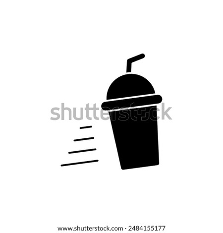 drink delivery concept line icon. Simple element illustration. drink delivery concept outline symbol design.