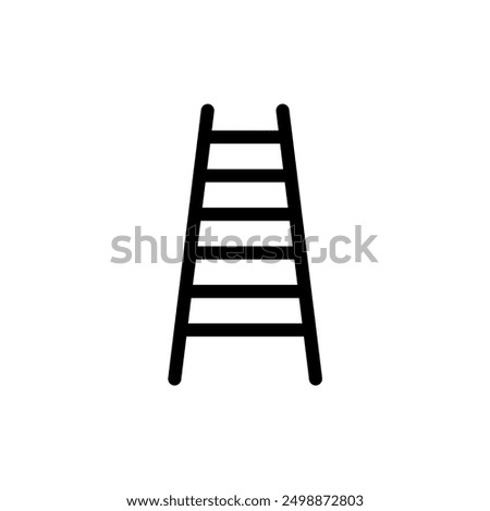 ladder concept line icon. Simple element illustration. ladder concept outline symbol design.