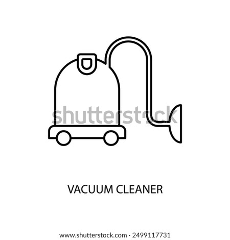 vacuum cleaner concept line icon. Simple element illustration. vacuum cleaner concept outline symbol design.