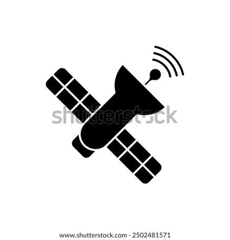 satellite concept line icon. Simple element illustration. satellite concept outline symbol design.