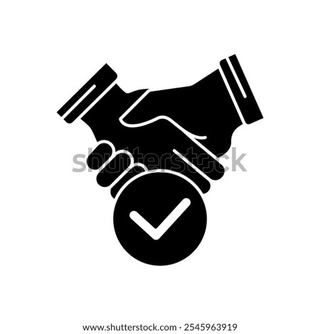 agreement concept line icon. Simple element illustration. agreement concept outline symbol design.