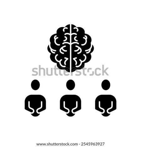 brainstorm concept line icon. Simple element illustration. brainstorm concept outline symbol design.