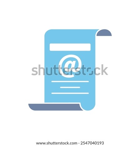 newsletter concept line icon. Simple element illustration. newsletter concept outline symbol design.