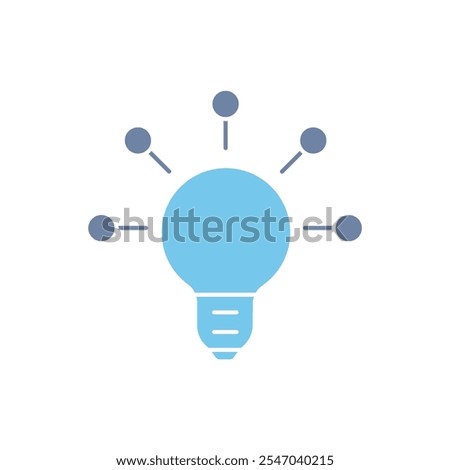 share idea concept line icon. Simple element illustration. share idea concept outline symbol design.