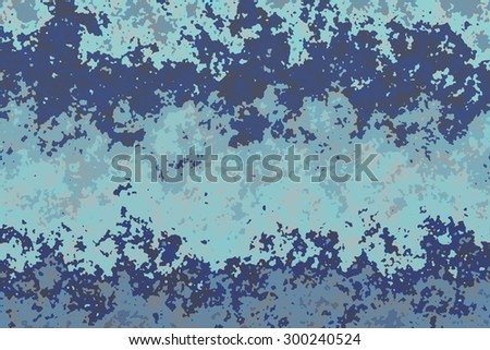Variants of Blue High Definition Camouflage Themed Textured Background