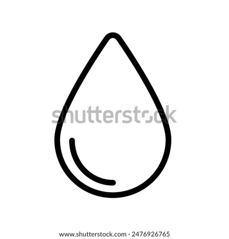 water drop - SIMPLE vector icon	