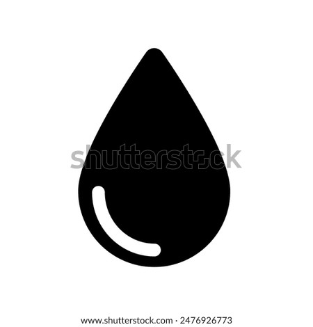 water drop - SIMPLE vector icon	