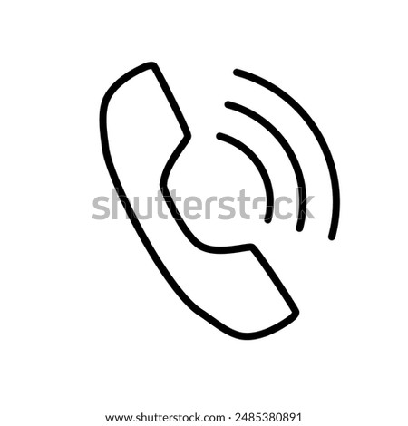 telephone, SIGNAL, CALL. Phone icon with concentric lines.	