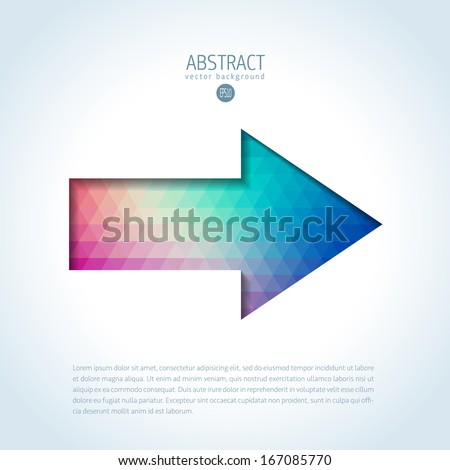 creative simple arrow abstract simple arrow sign of trendy original three template creative simple arrow abstract path white isolated scene border right numeric guide performance trendy angle sign sit