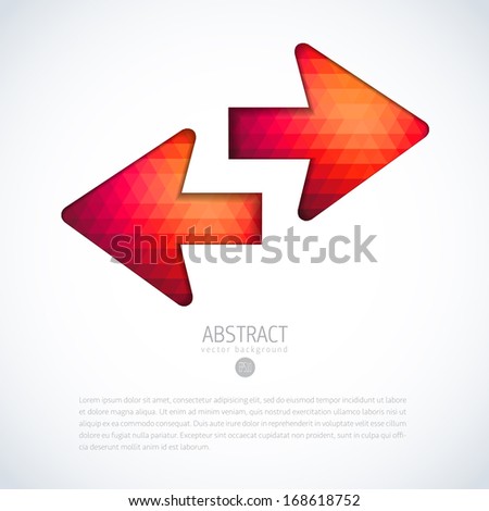 simple arrow signs of fashionable original triangle pattern path white isolated abstract background scene boundary right digital guide performance modern angle sign site deal light clean movement crea