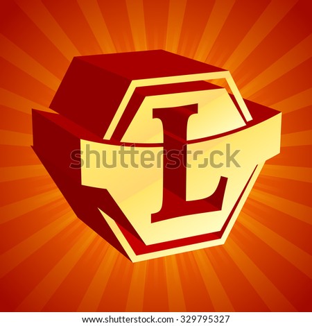 treasure shining creative 3d vector only writing as seal template on shiny bright radial rays background texture abstract background scene red orange treasure unusual mark rich partnership yellow offs