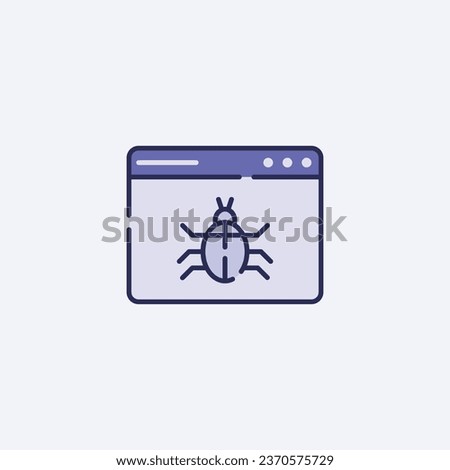 Comprehensive Bug and Code Error Icon - Software Bug, Debugging, and Code Correction Symbol - Perfect for Programming Error, Troubleshooting, and Coding Mistake Concept