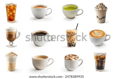 Similar – Image, Stock Photo Set of various tasty desserts on table