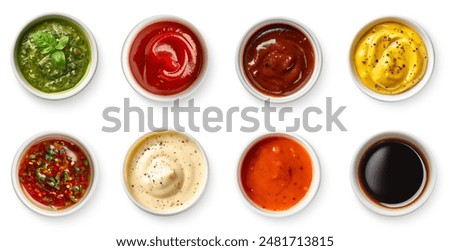 Similar – Image, Stock Photo Red pesto in a jar red