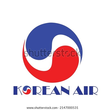
Korean Air Logo vector logo design