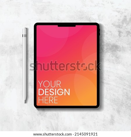 New version of premium tablet in trendy thin frame design