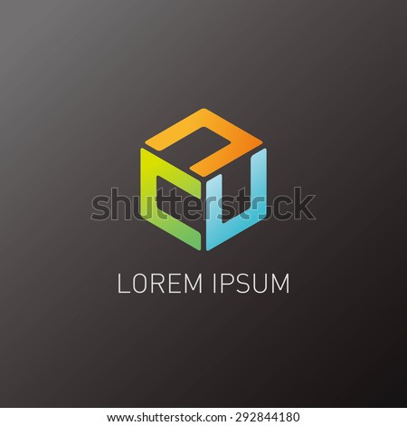 abstract hexagon logo