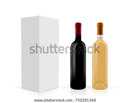 wine packaging template