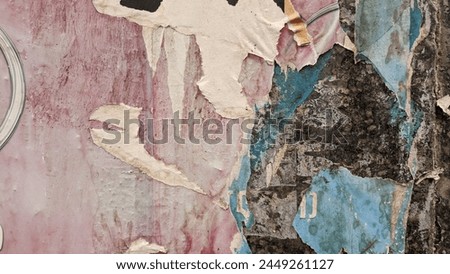 Similar – Image, Stock Photo Torn Paper remnants Poster