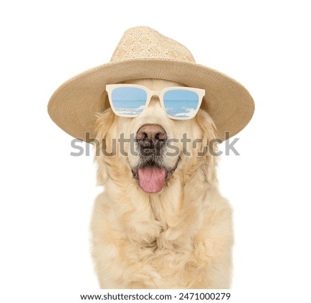 Similar – Image, Stock Photo Cute dog near sea beach