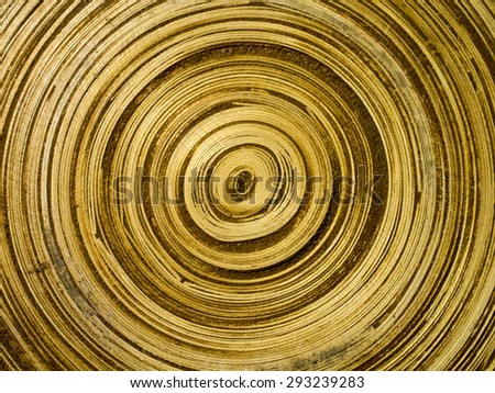 This is a mimic pattern of tree annual ring on wood bucket.