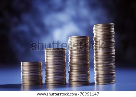 stock image of the money growth