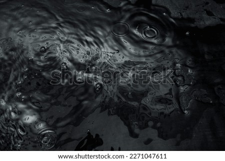 Similar – Image, Stock Photo Water surface in black and white