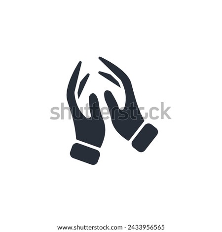 Sign language icon. vector.Editable stroke.linear style sign for use web design,logo.Symbol illustration.