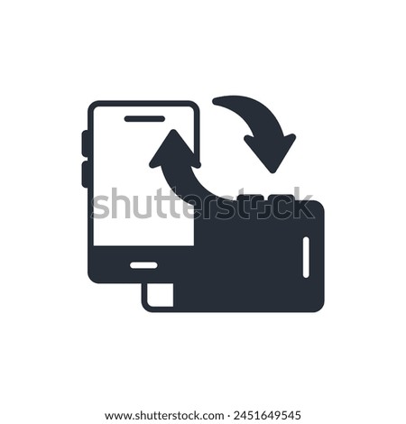 orientation phone icon. vector.Editable stroke.linear style sign for use web design,logo.Symbol illustration.