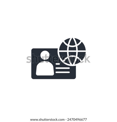 Visa icon. vector.Editable stroke.linear style sign for use web design,logo.Symbol illustration.