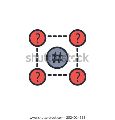 Anonymity network icon. vector.Editable stroke.linear style sign for use web design,logo.Symbol illustration.