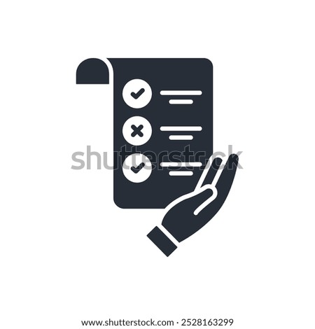 multiple choice icon. vector.Editable stroke.linear style sign for use web design,logo.Symbol illustration.