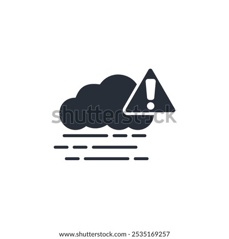 smog icon. vector.Editable stroke.linear style sign for use web design,logo.Symbol illustration.