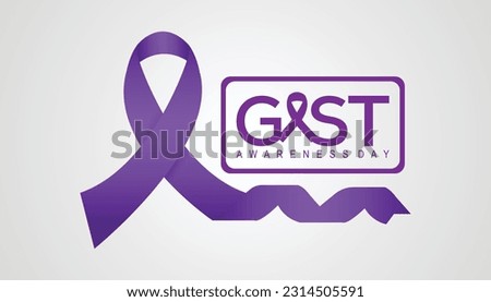 Gastrointestinal Stromal Tumor GIST awareness day is observed every year in July 13.banner design template Vector illustration background design.