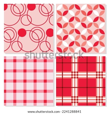 checkered pattern геd circles plaid scarf