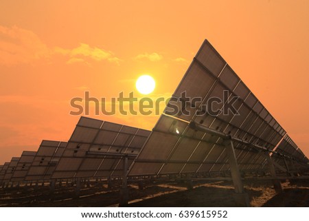 Similar – Image, Stock Photo Sunset track systems