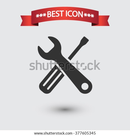Tools icon vector