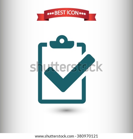 Check list icon vector