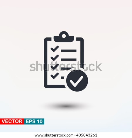 Check list icon vector
