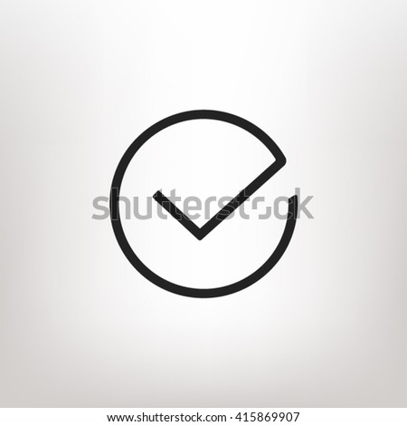 Check icon vector