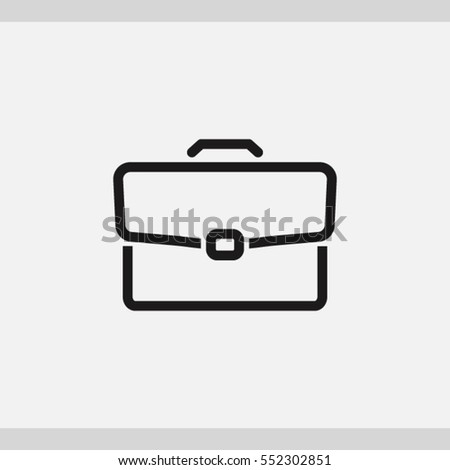 Briefcase icon. One of set web icons