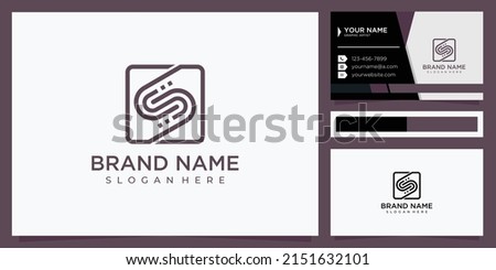 Business corporate letter S logo design vector. Simple and clean flat design of letter S logo vector template.
