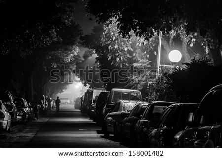 Similar – Image, Stock Photo Dark lane Alley Narrow