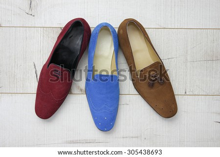 Summer leather men's shoes