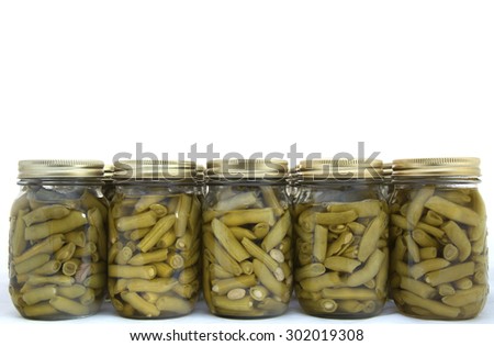 Home Canned Green Bean Vegetables