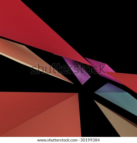 3d Abstract Triangle Composition Stock Photo 30199384 : Shutterstock