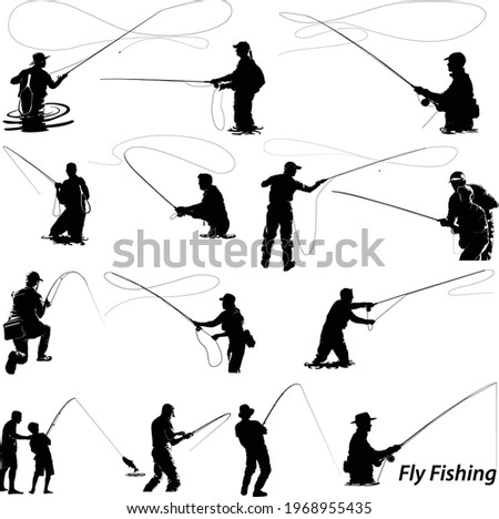 Fishing. Fisherman and trout.Fishing rod wheel closeup