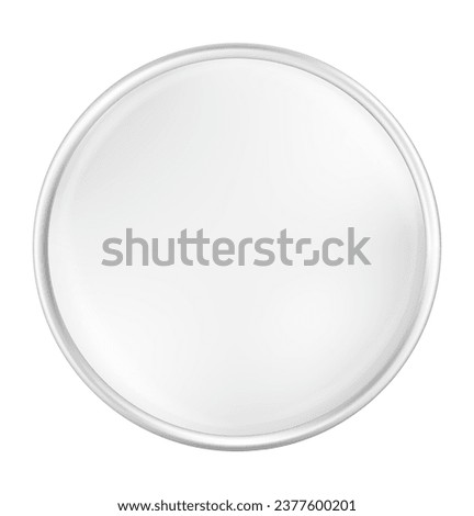 petri dish for chemical and biological research vector illustration isolated on white background