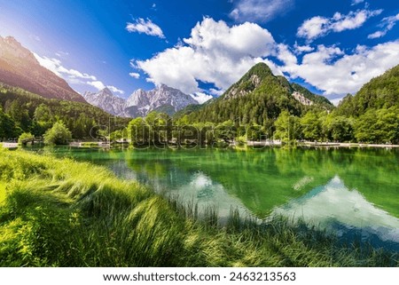 Similar – Image, Stock Photo mountain lake