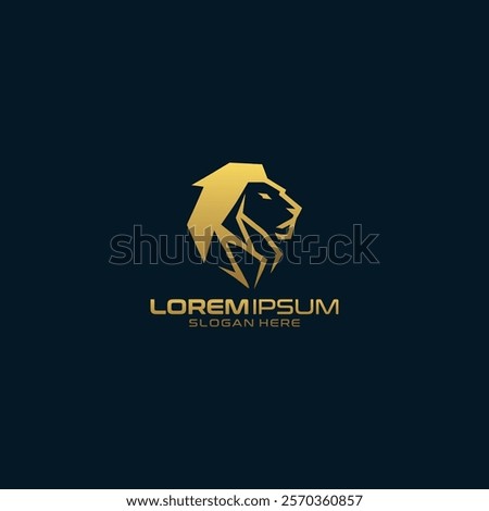 Lion king luxury prestige logo design